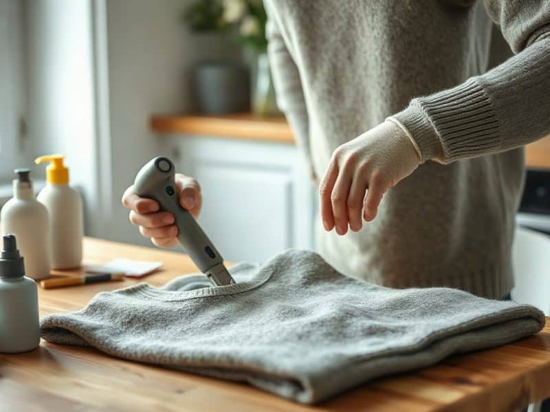 Comment enlever les bouloches sur un pull sans l&rsquo;abîmer davantage