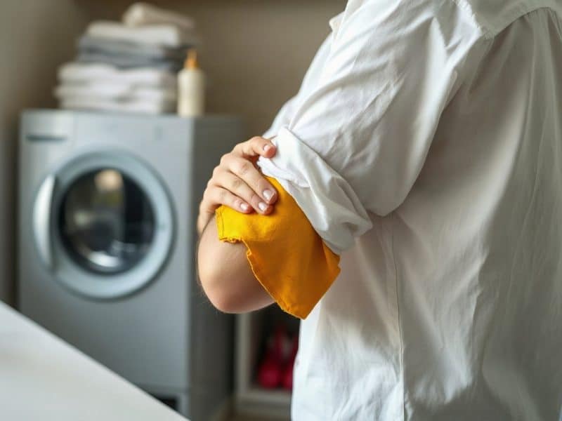 Tache de transpiration incrustée : ce qui la fixe et ce qui la décroche