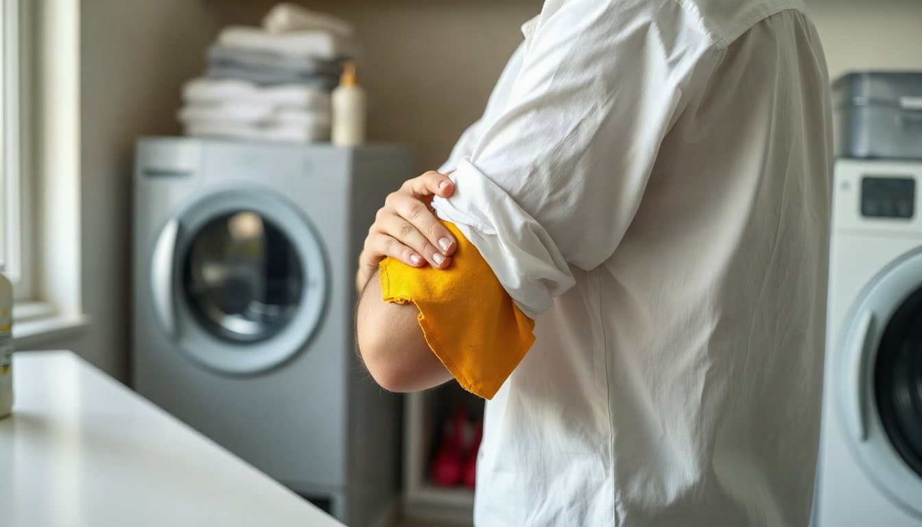 Tache de transpiration incrustée : ce qui la fixe et ce qui la décroche